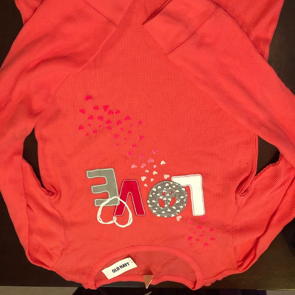 NWT Girls Sz XXL /16 Old Navy Long Sleeve Top